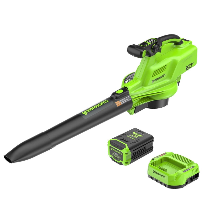 Greenworks 60V 520 CFM/240 MPH Blower Vacuum with 4Ah Battery T9