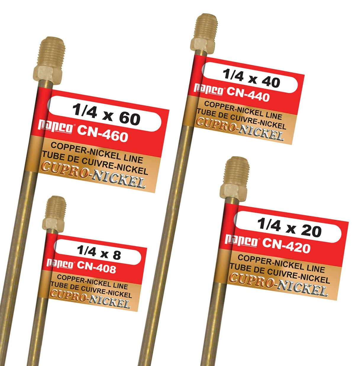 H. Paulin CN440 Copper Nickel Brake Line, Standard, 40 x 1/4-in Please make sure this part fits your need