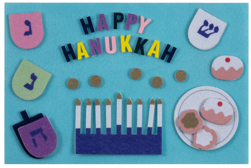 "Happy Hanukkah" Felt Interactive Activity Play Board Kit, 30-pc, for Hanukkah S0