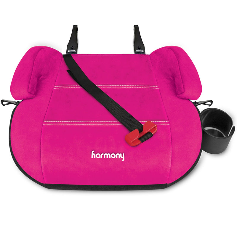 Harmony Backless Booster Elite, Fits Kids 34–57-in Tall, Pink L2