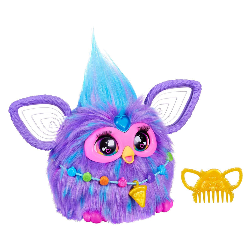 Hasbro Furby Purple Interactive Plush Toy, Electronic, French Version, Ages 6+ Z2