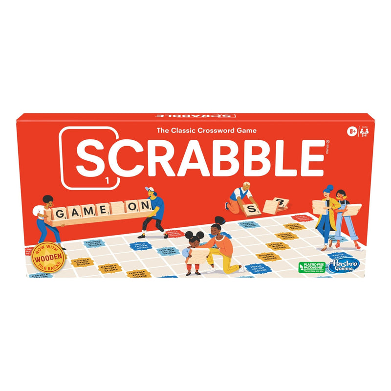 Hasbro Games Scrabble 2-4 Player Crossword Board Game, English, Ages 8+ S1