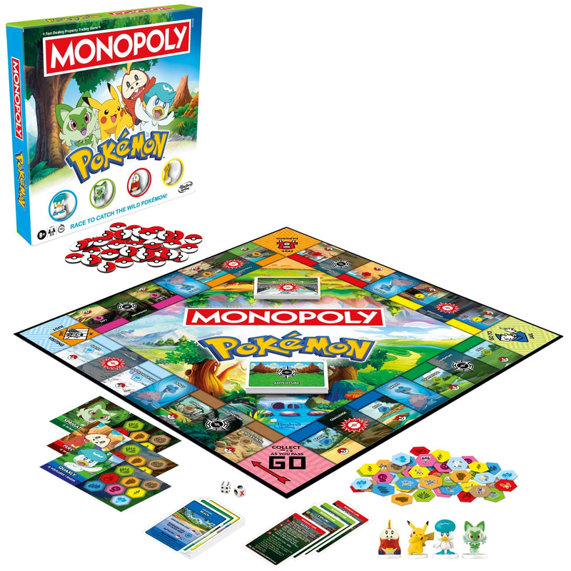 Hasbro Monopoly Classic Board Game: Pokemon Edition C0