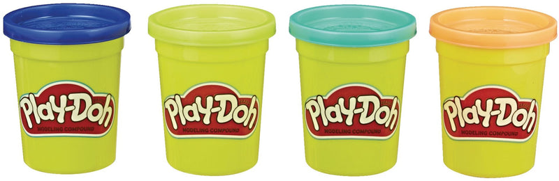 Hasbro Play-Doh Modeling Compound Creative Toy for Toddlers, Assorted 4 pk, Ages 2+ S7