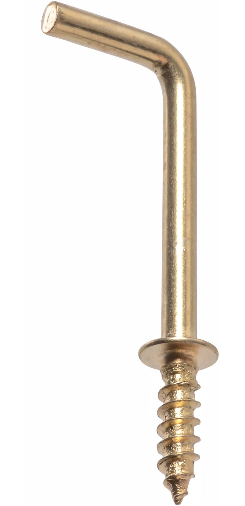 Hillman Brass-Plated Light Duty Square Hooks, 1-in D8