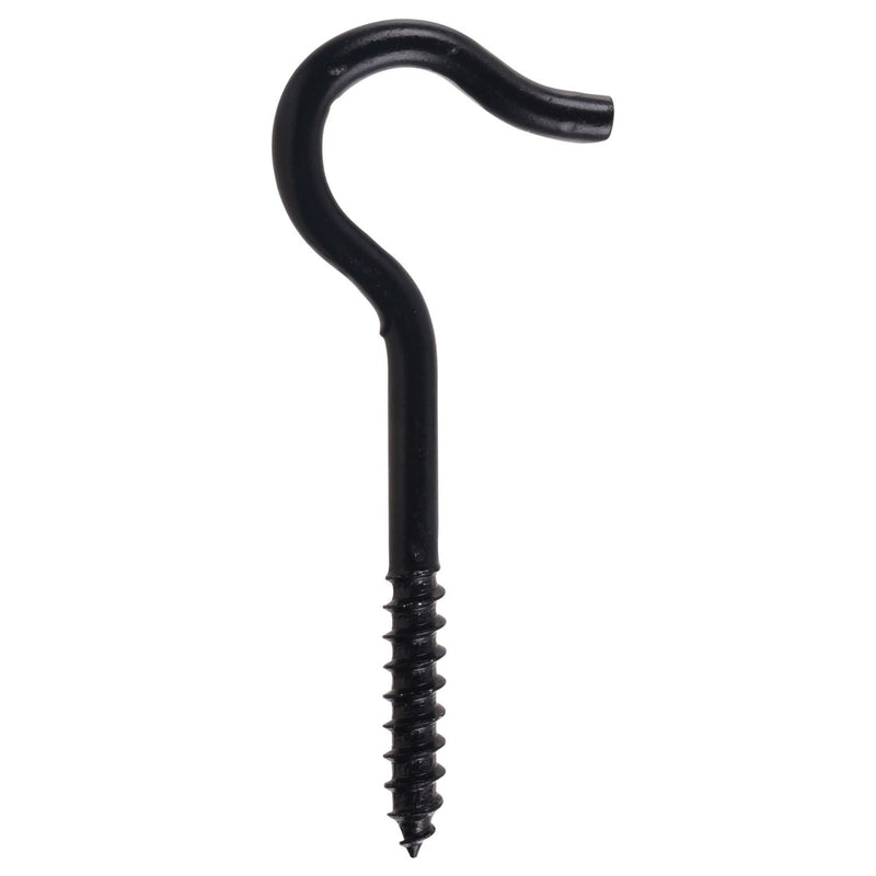 Hillman Screw Hook, 3-7/8-in, Black N2