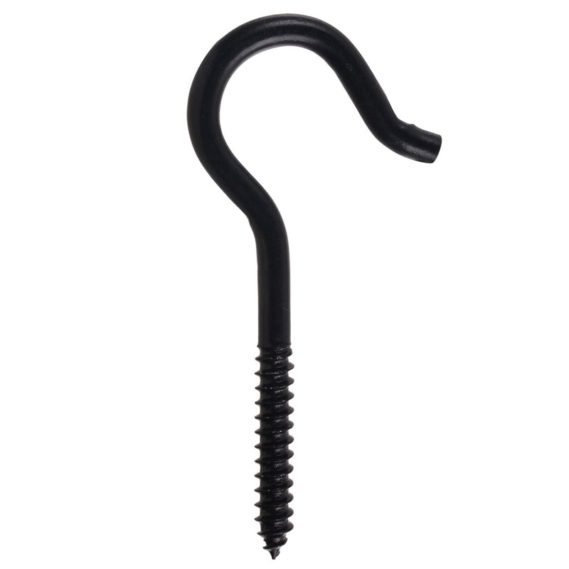 Hillman Screw Hook, 4-1/8-in, Black K2