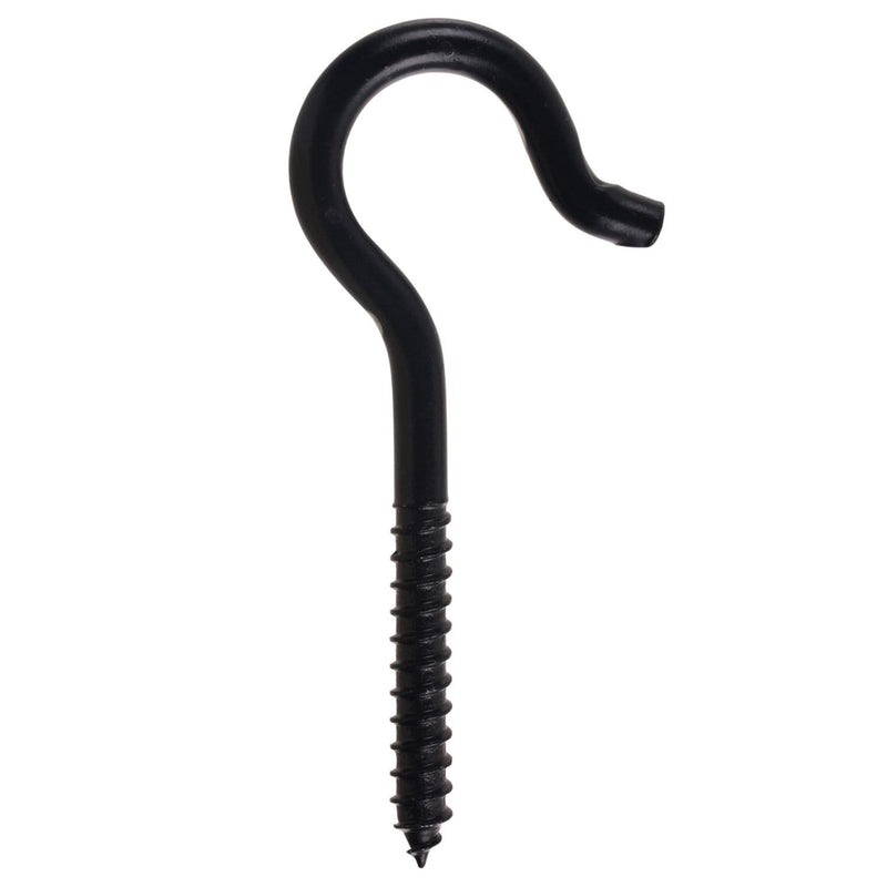 Hillman Screw Hook, 4-7/16-in, Black K8