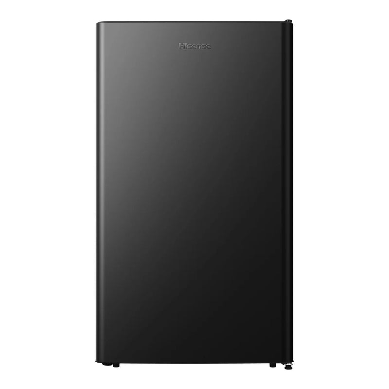 Hisense 33 in. 3.3 cu ft. Black Compact Fridge with Reversible Curved Door J1