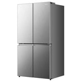 Hisense 36 in 21.5 cu ft. Stainless Steel Counter Depth 4-Door Refrigerator with Triple-Zone Function