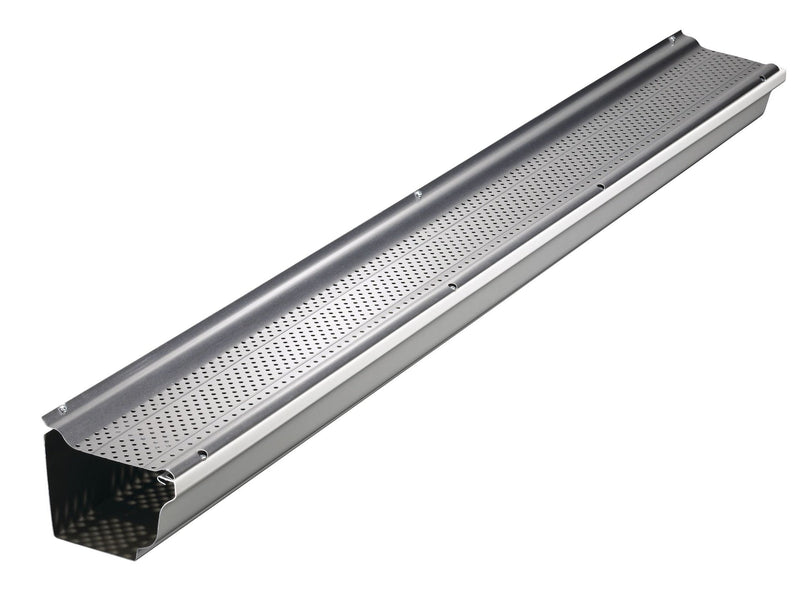 Holmes Smart Screen 20-ft Aluminum Gutter Guards, Metallic, 5-pk Z7