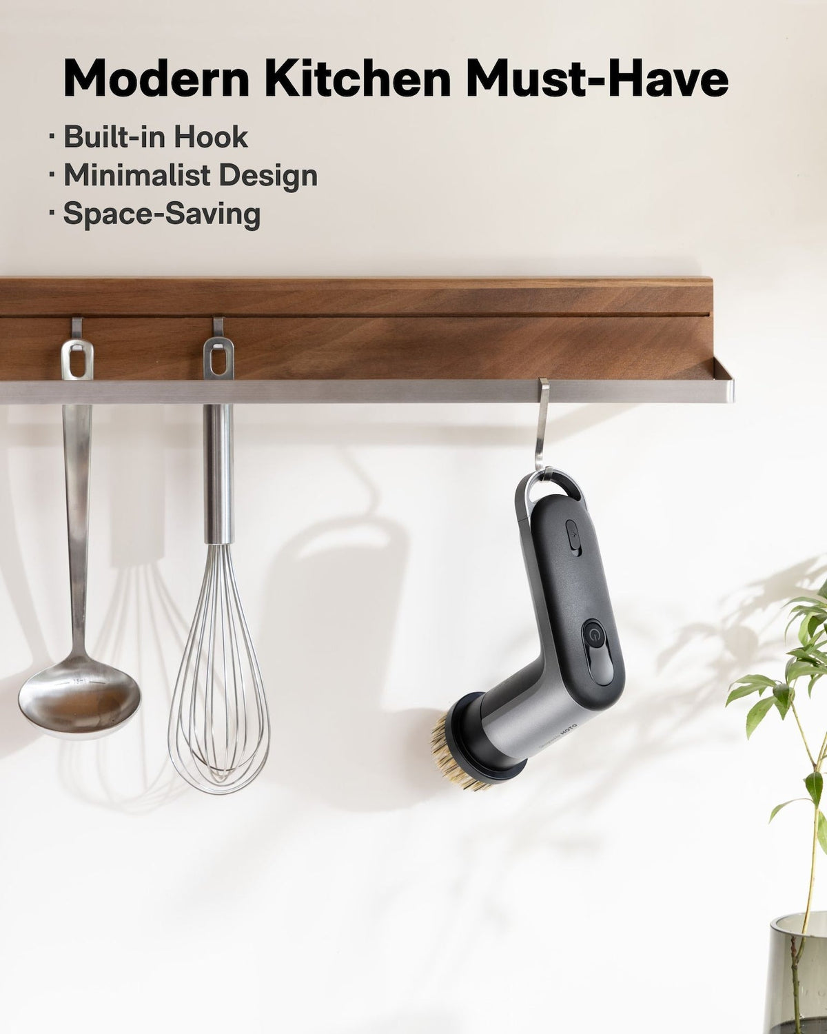HOTO Grip Cordless Spin Scrubber