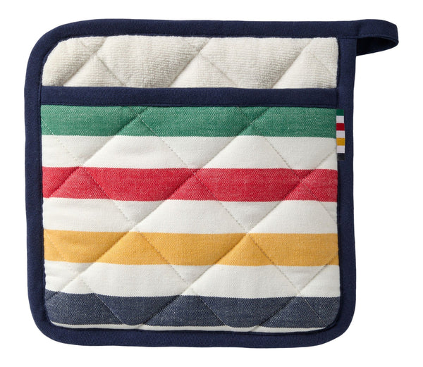 Hudson's Bay Stripes Signature Pot Holder, Multi-Coloured B1