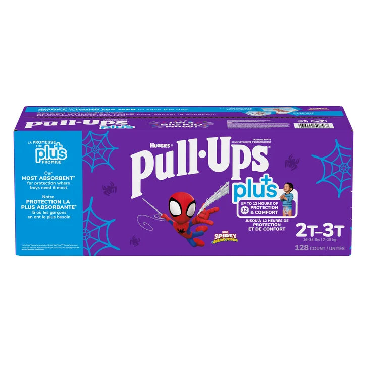 Huggies Pull-Ups Plus Training Pants, 2T - 6T Boy W1