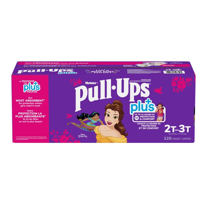 Huggies Pull-Ups Plus Training Pants 2T - 6T Girl V5