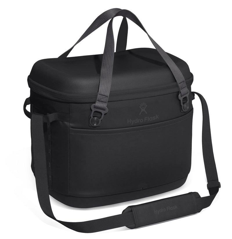Hydro Flask Carryout Compact Insulated Soft Cooler with Shoulder Strap, Black, 30 L B9