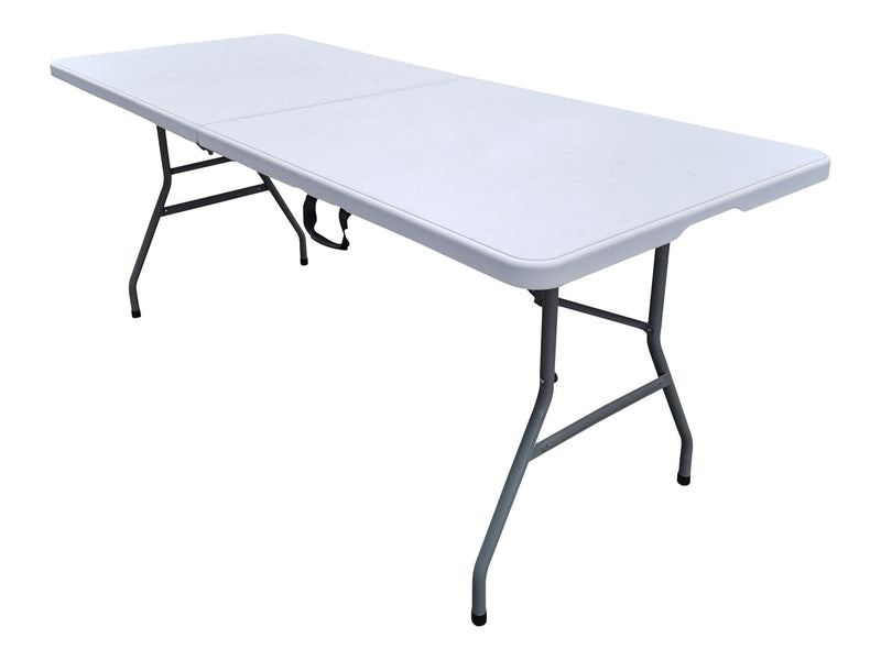 Iceberg 6-in White Folding Table with Easy Open/Close D6