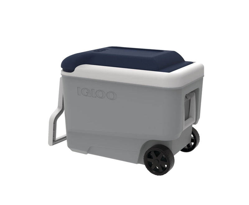 Igloo Maxcold Latitude Roller Cooler, 38-L, Grey/Blue N8