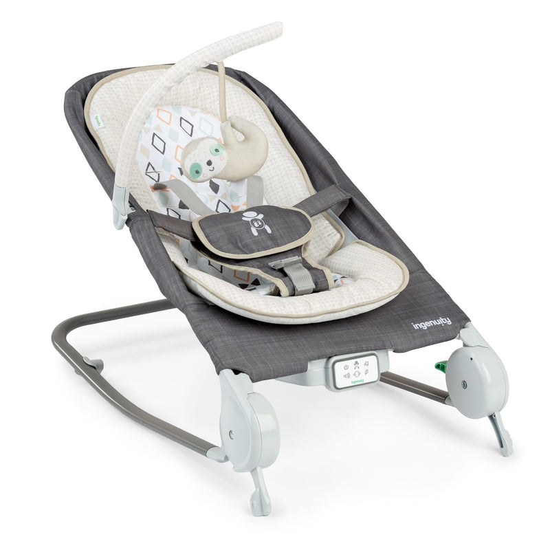 Ingenuity Happy Belly Rock-to-Bounce Massage Seat, Parker S0