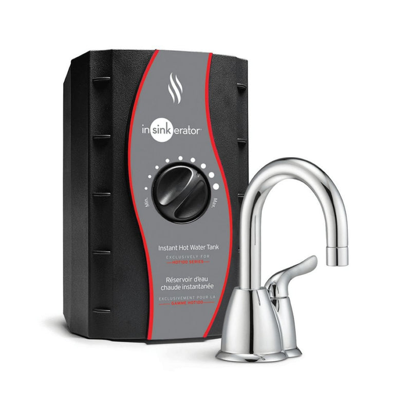 InSinkErator HOT150 Instant Hot Water Dispenser System, 2/3-Gal Stainless Steel Tank Included, Various Finishes F9