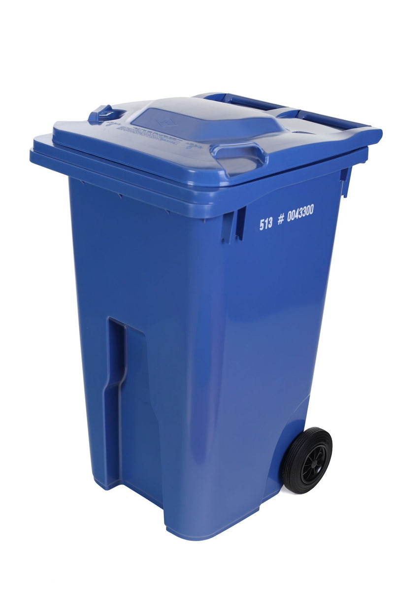 IPL Mastercart 240-L Plastic Rectangular 8-in Wheeled Compost Bin/Recycling Bin/Garbage Can, Assorted Colours E7