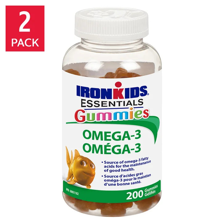 IronKids Essential Omega-3 Gummies, 2 x 200 gummies Z8