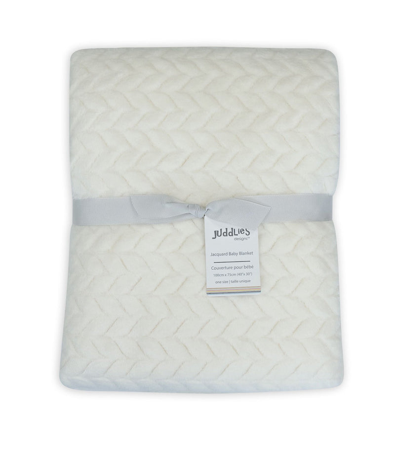 Jacquard Flannel Baby Blanket W6