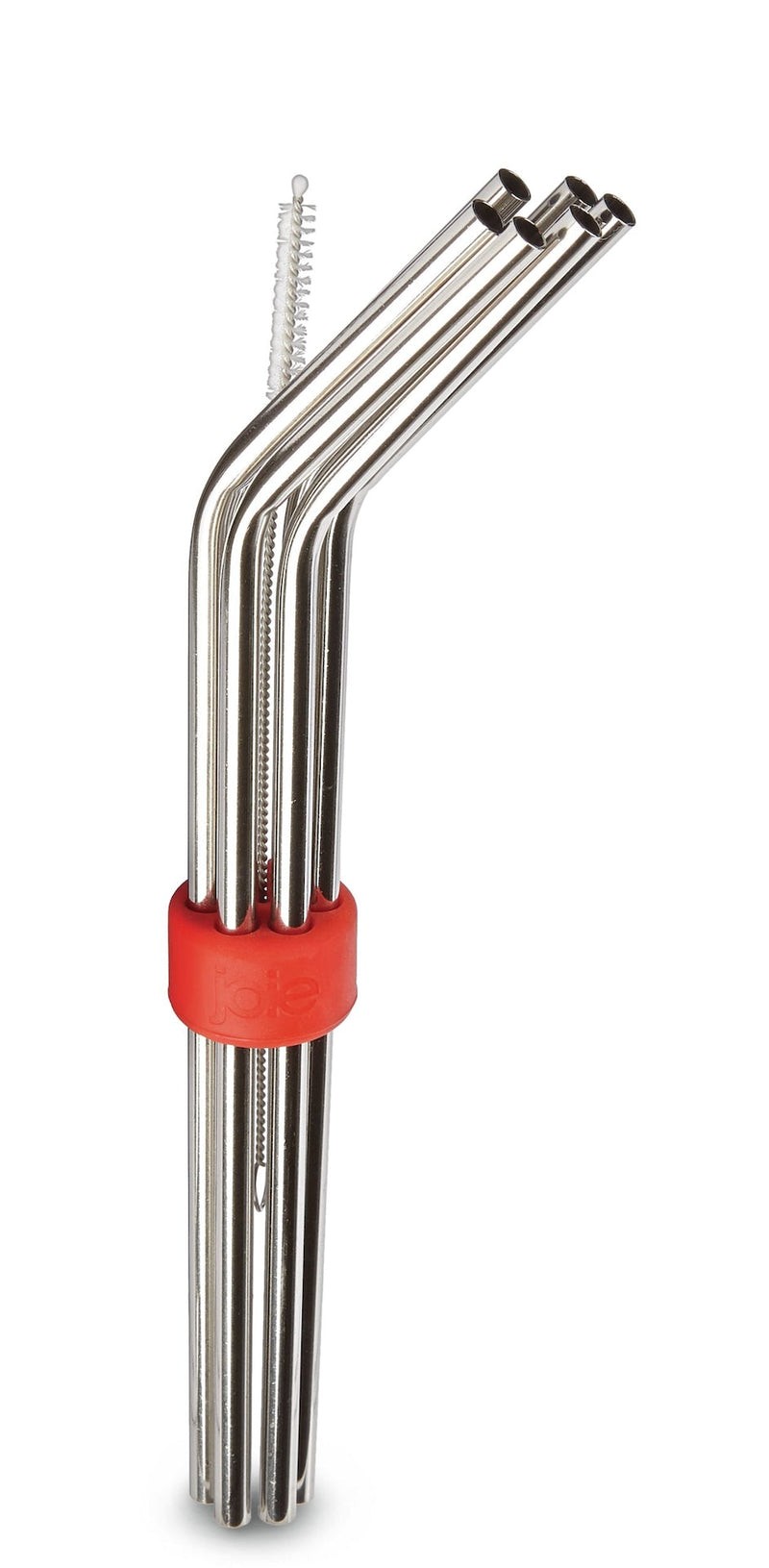 Joie Reusable Stainless Steel Straw Set, 8-pc, with Straw Cleaner U9
