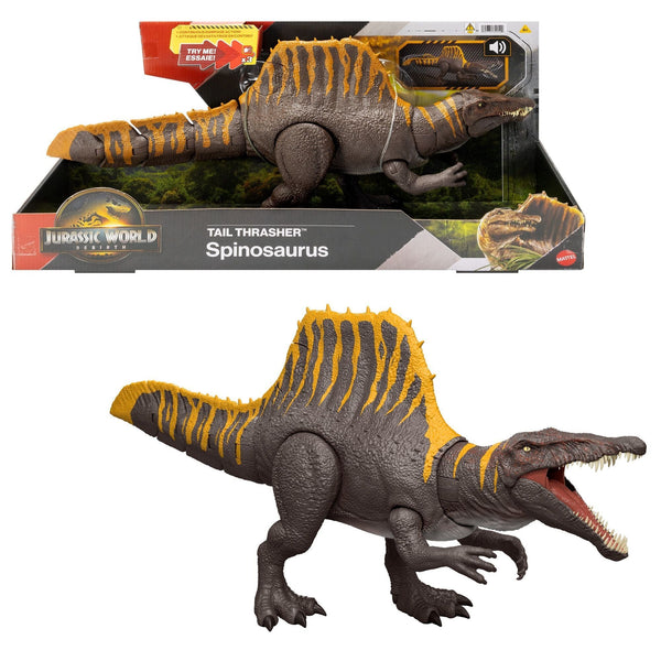 Jurassic World Tail Thrasher Spinosaurus Figure for Ages 3+ R5