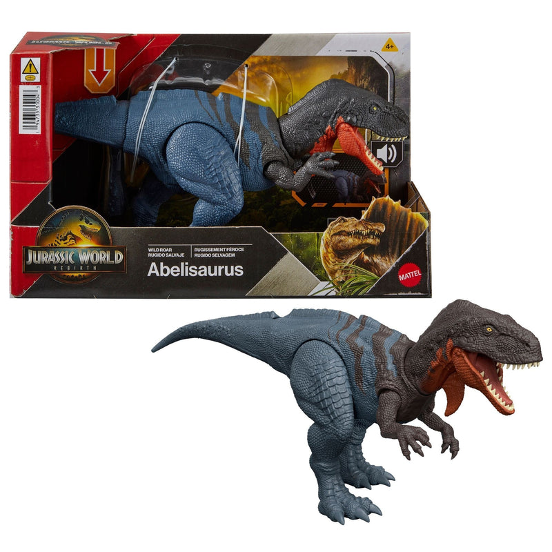 Jurassic World Wild Roar Dinosaur Toy with Roar Sound & Attack Action, Assorted O3