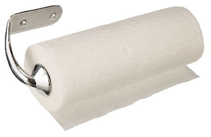 Kamenstein Stainless Steel Under Cabinet/Wall Mount Paper Towel Holder with Extension Arm & Mounting Hardware O2