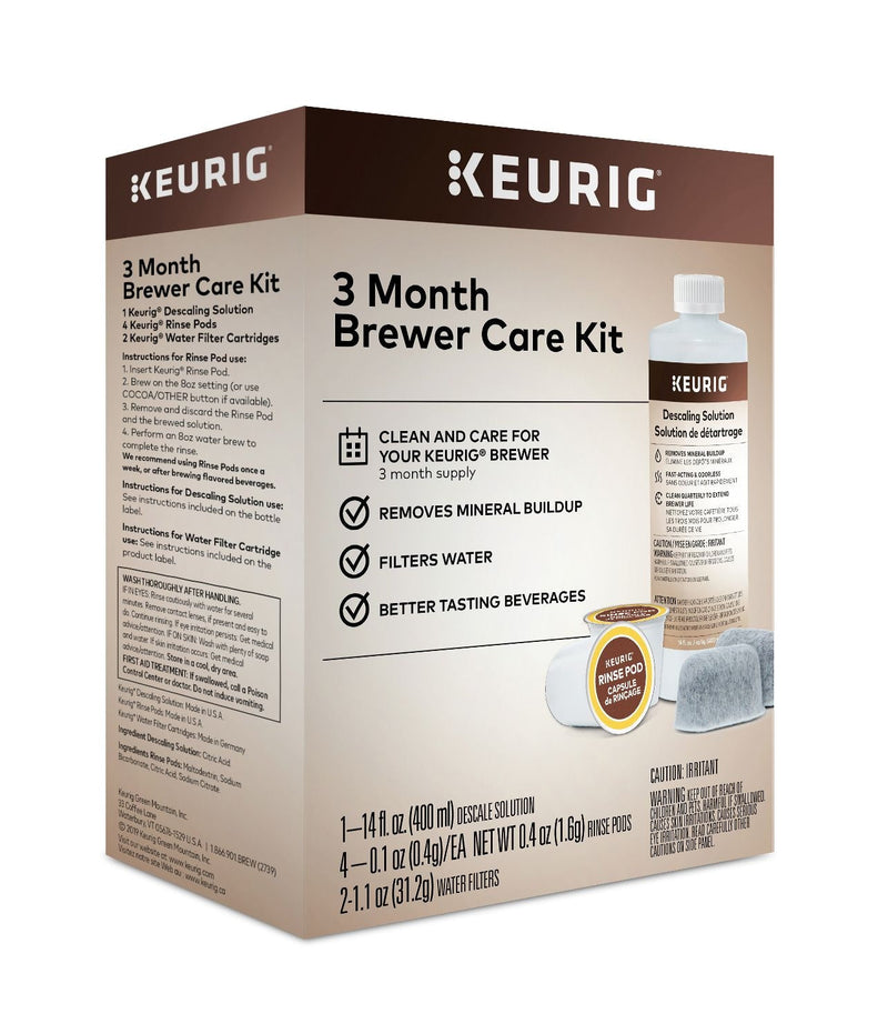 Keurig 3 Month Brewer Maintenance Care Kit S8