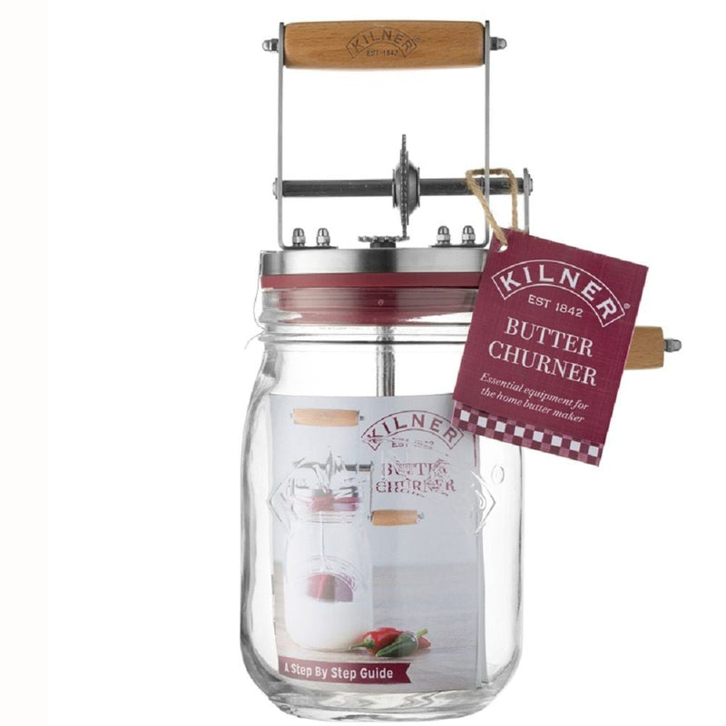 Kilner Manual Butter Churner, Clear, 800-ml T6