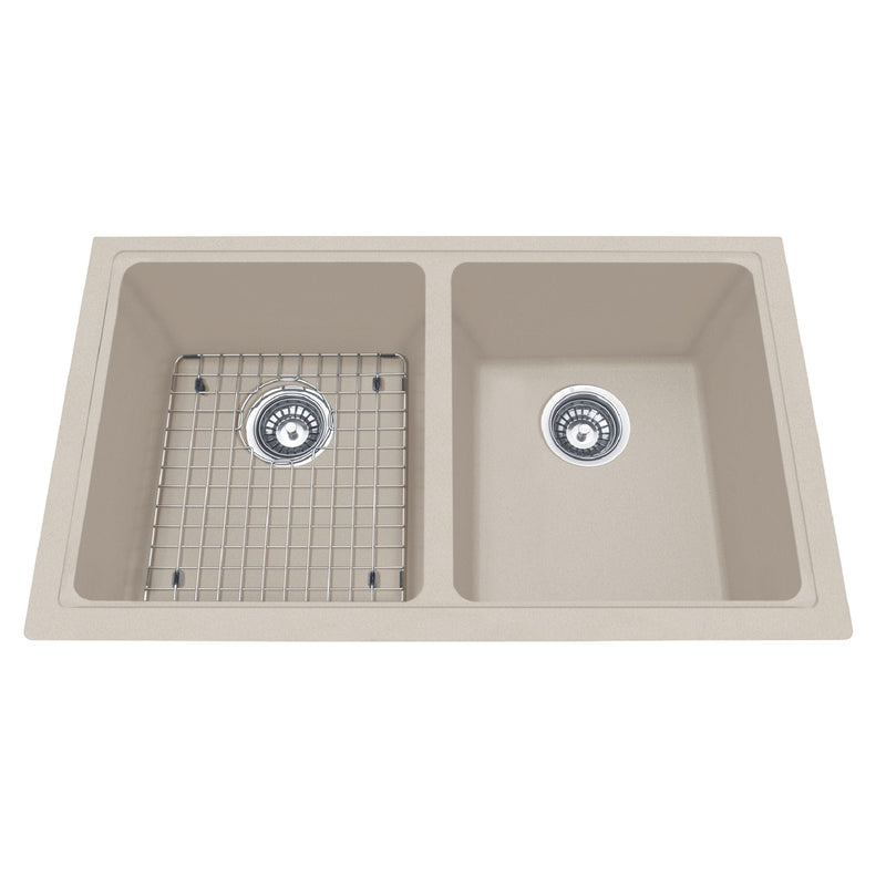 Kindred Mythos Kitchen Granite Undermount Double Sink, 31 9/16-in K0