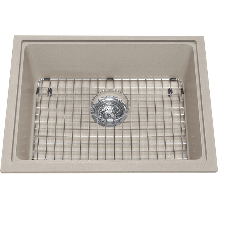 Kindred Mythos Kitchen Granite Undermount Single Sink, 23-in O6