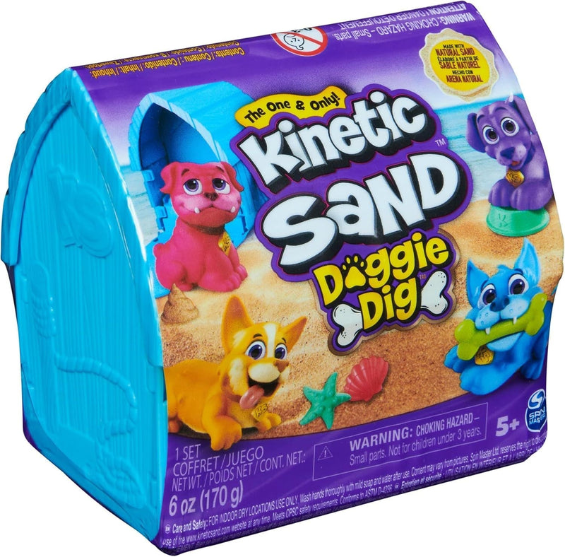 Kinetic Sand Single-Colour Doggy Dig Set for Ages 5+ Z2