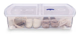 KIS Shallow Under-the-Bed Storage Tote with Wheels