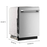 KitchenAid 24 in Built-In Third Rack Dishwasher with ProDry System