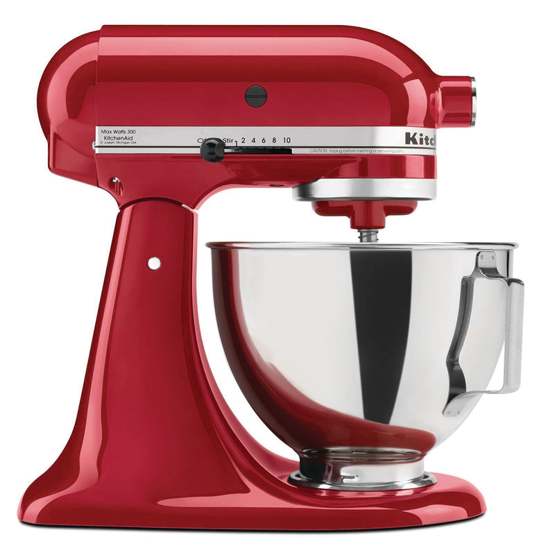 KitchenAid 4.5 Quart Tilt-Head Stand Mixer with 10 Speeds, Empire Red W4