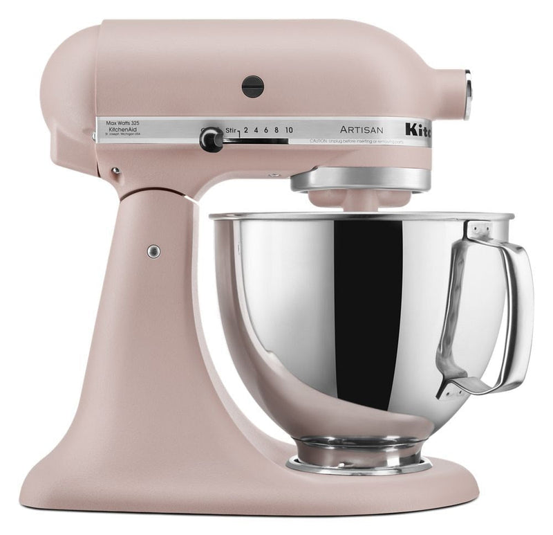KitchenAid Artisan Series 5-Quart Tilt-Head Stand Mixer, Feathered Pink S5