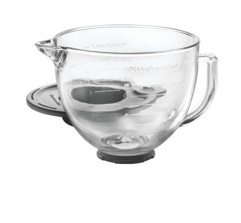 KitchenAid Artisan Tilt-Head Stand Mixer Bowl with Measurement Markings & Lid, 5qt N2