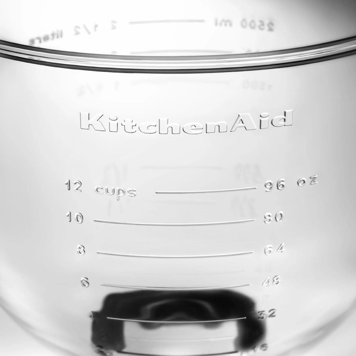 KitchenAid Artisan Tilt-Head Stand Mixer Bowl with Measurement Markings & Lid, 5qt