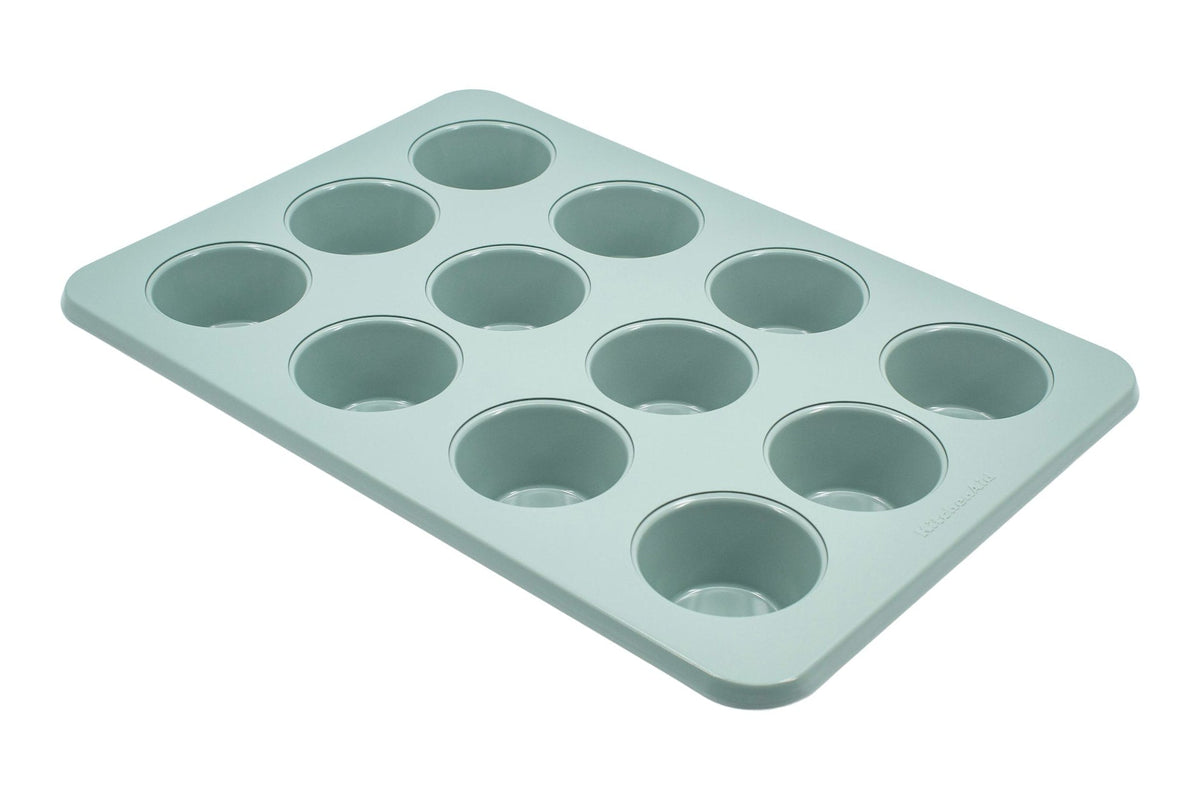 KitchenAid Cardamom Non-Stick Steel Muffin Pan, 12-Cup