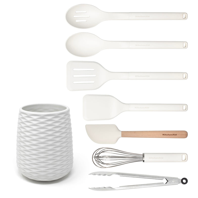 KITCHENAID CLASSIC 8PC SET WITH CROCK, PROCELAIN Z8
