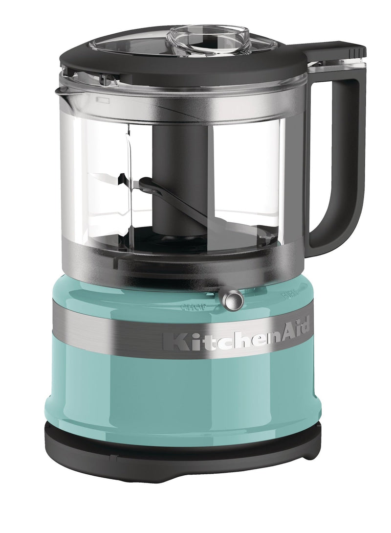 KitchenAid Compact 3.5 Cup Food Chopper/Mini Food Processor with Dishwasher Safe Parts, Aqua Sky Y1
