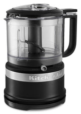 KitchenAid Compact Food Chopper with Dishwasher Safe Parts, Black