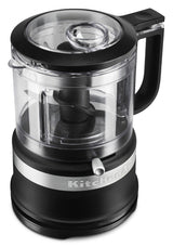 KitchenAid Compact Food Chopper with Dishwasher Safe Parts, Black