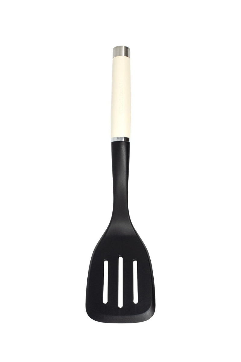 KitchenAid Gourmet Nylon Slot Turner, Almond Cream I0