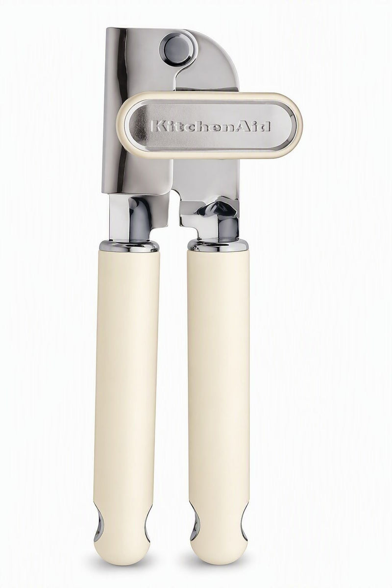 KitchenAid Gourmet Soft Grip Stainless Steel Can Opener, Almond Cream P6
