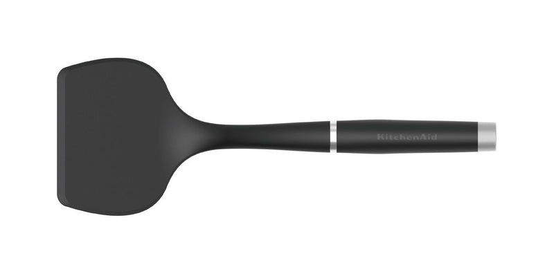 KitchenAid Gourmet Stainless Steel Pancake Turner, Black D4